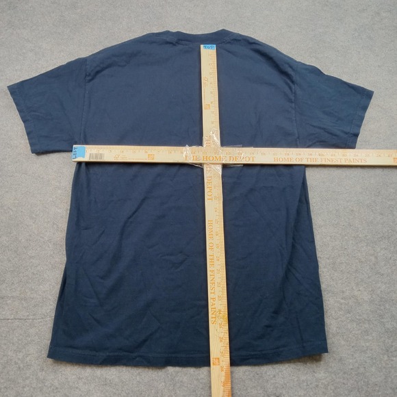 Tennessee River Shirt Mens Large Navy Graphic Florida Sailboat Cotton Beach Tee - Picture 4 of 7